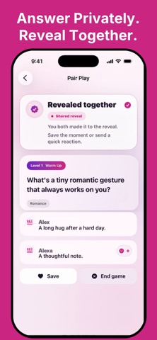 Lockstep: Couples Questions iPhone screenshot