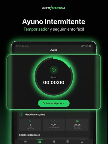 CetoEfectiva: Pérdida de peso iPad screenshot
