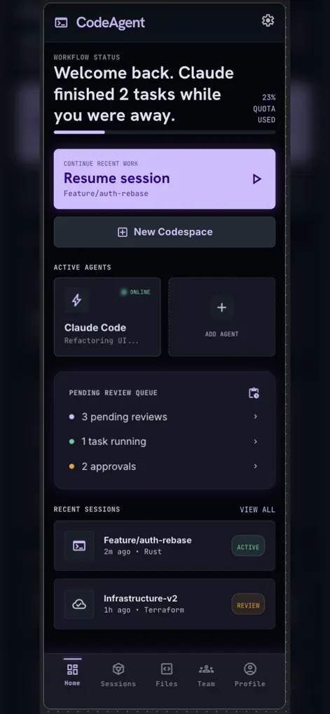 CodeAgentMobile - Developer Tools App | MWM