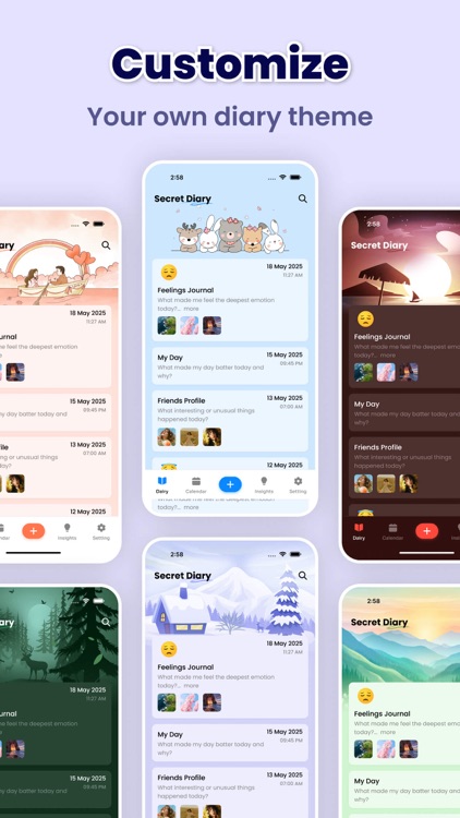 Diary: Journal with Lock screenshot-6