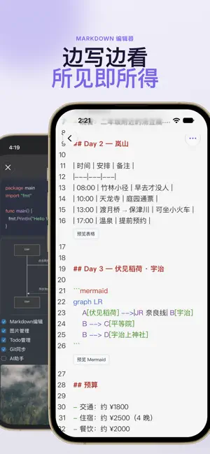 Git记 - Git Markdown 笔记 screenshot 3