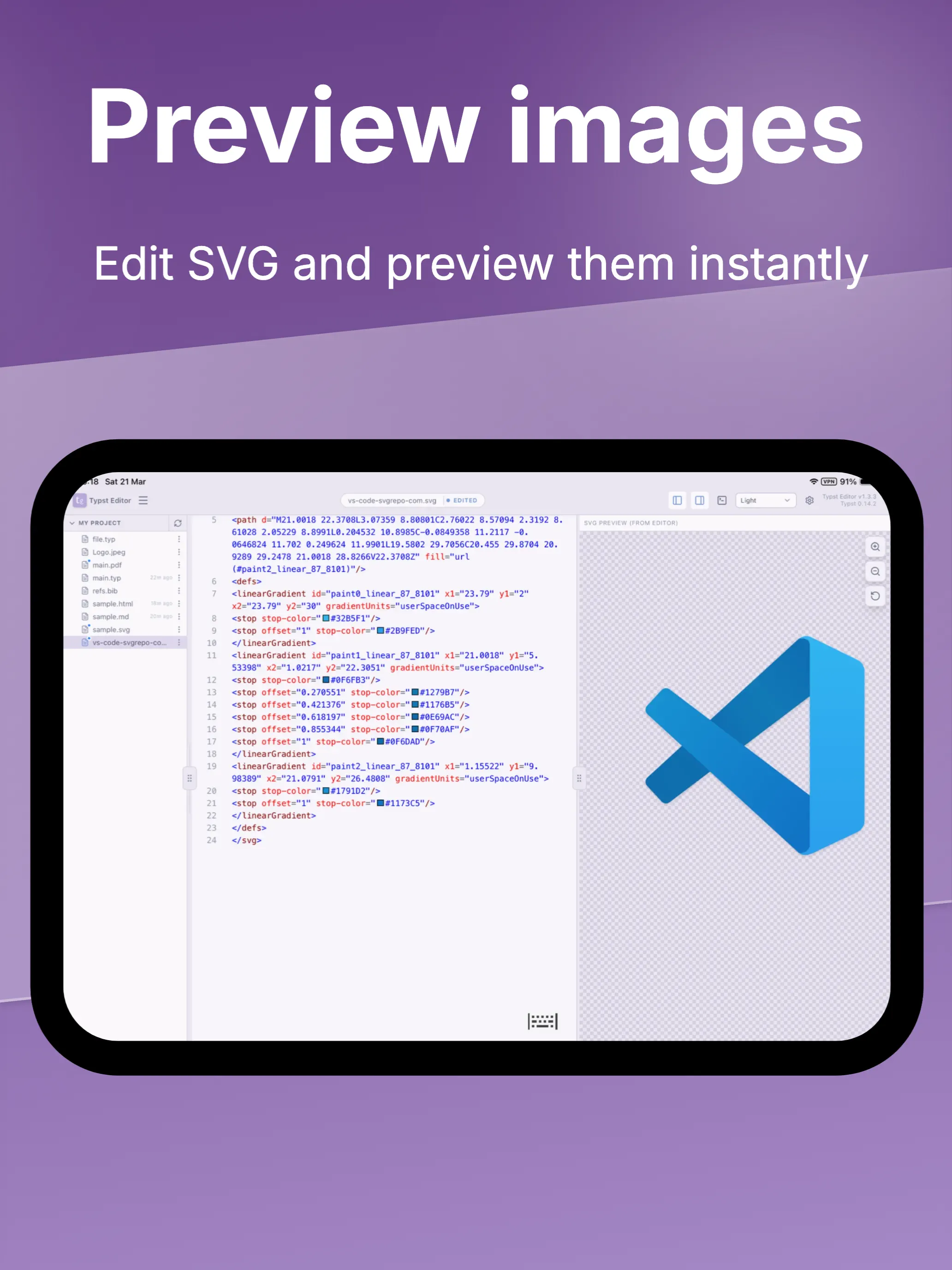 #6. Typst Editor (iOS) Ved: Michele Yin