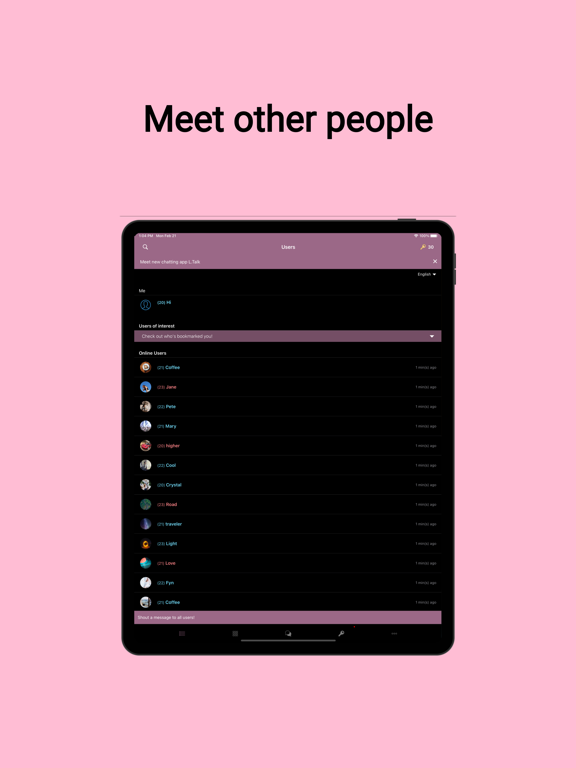 Screenshot #4 pour P.Talk - Anonymous Chats