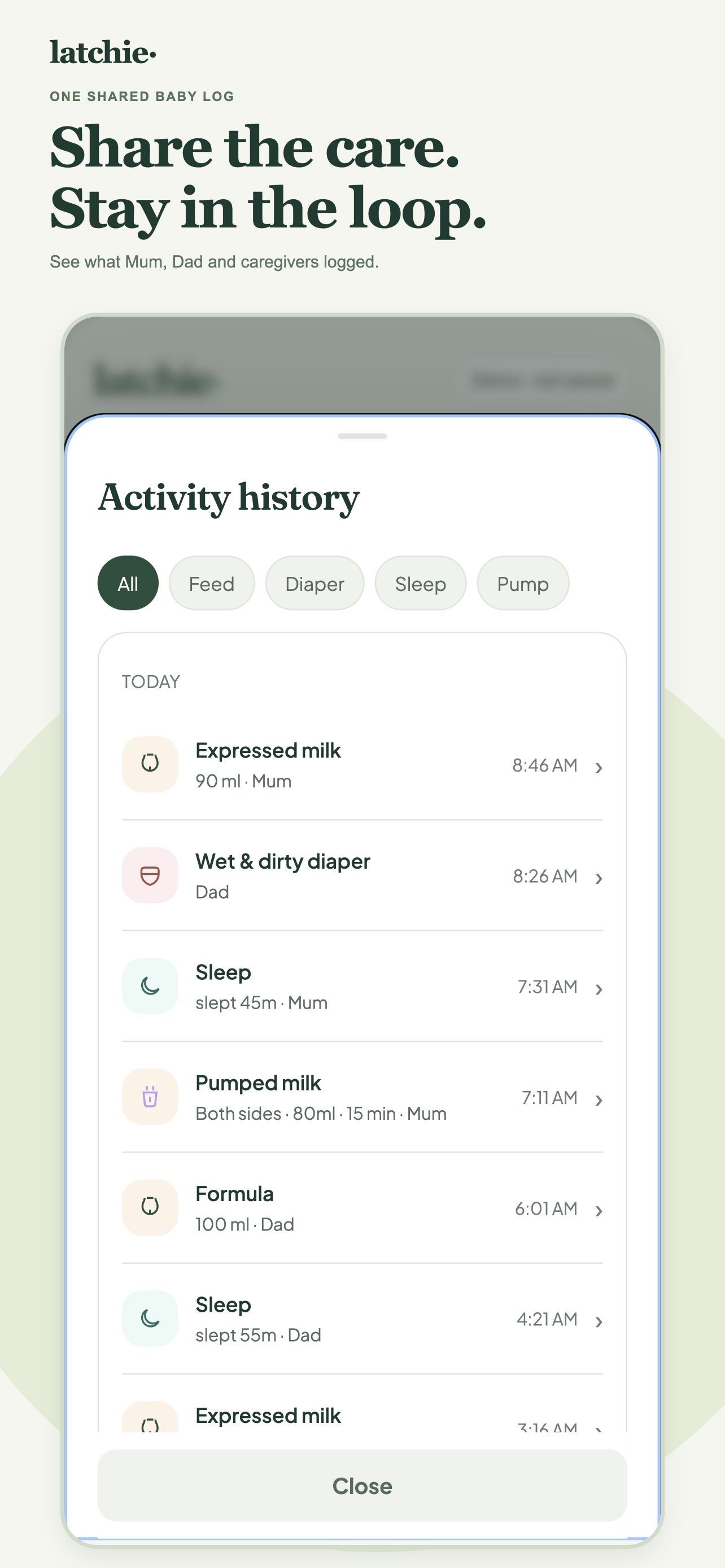Screenshot 2 of Latchie – Baby Tracker