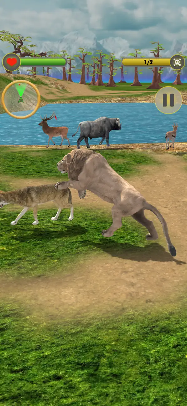 Screenshot #1 pour Lion Life: Jungle Adventure