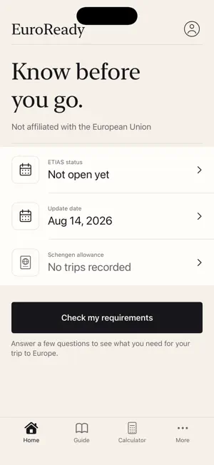 EuroReady: ETIAS & Schengen screenshot 1