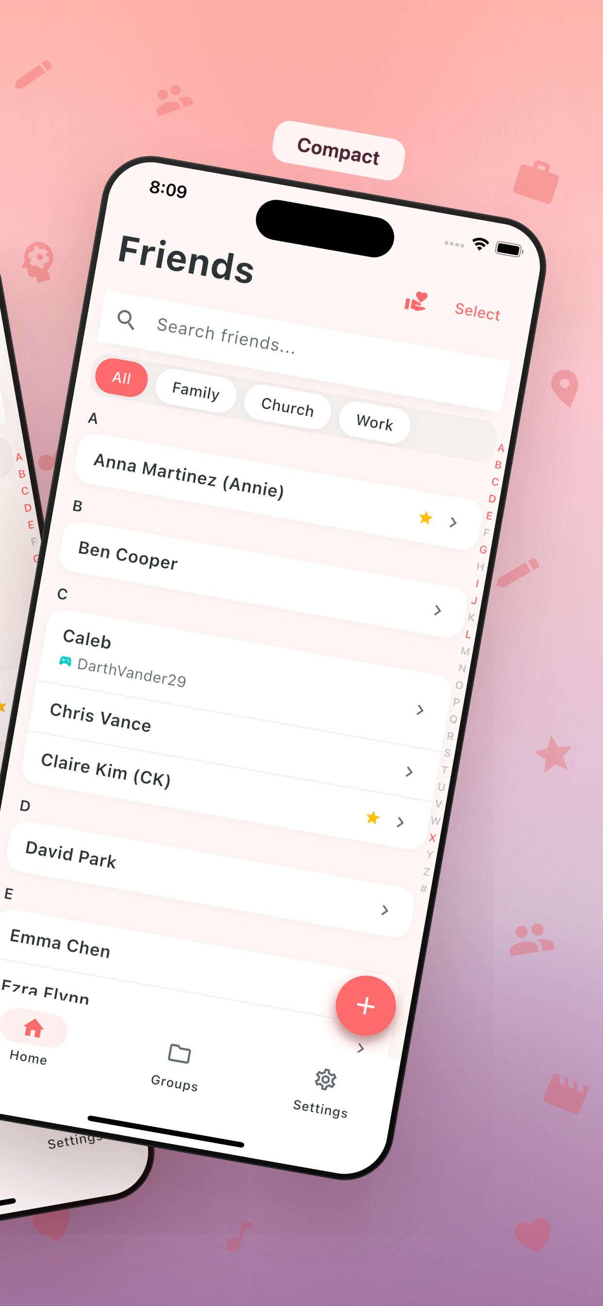 Friends Log - People Journal