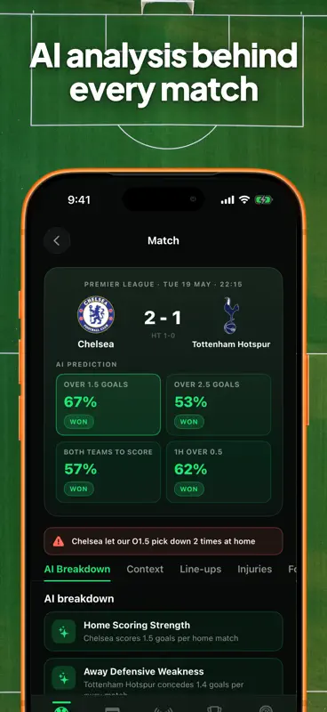 Goalii - Football Predictions screenshot 3 of 10