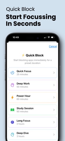 FocusBubble - App Blocker screenshot