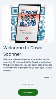 dowell qr code scanner iphone screenshot 3