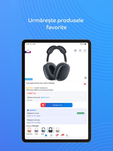 eMAG: Cumpărături online App Store preview screenshot 11