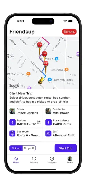 Friendsup School Bus Tracker screenshot 2