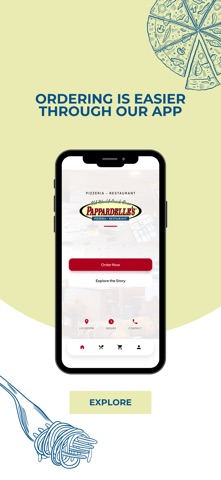 Pappardelle's iPhone screenshot
