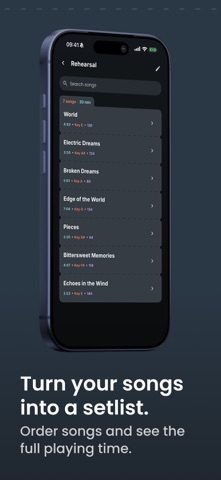 Band Companion app screenshot 2