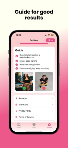 AI Clothes Changer - Dressify iPhone screenshot