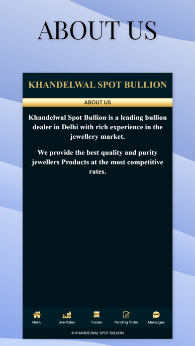 Khandelwal Spot Bullion Screenshot