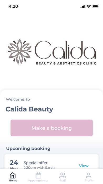 Calida Beauty Screenshot
