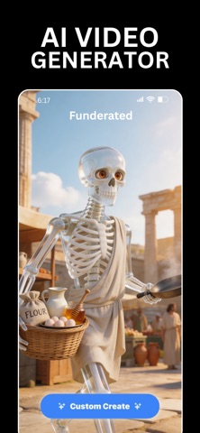 AI Video Generator: Funderated iPhone screenshot