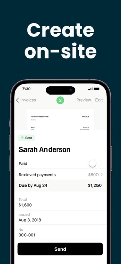 Invoice Maker ▸ Estimate App screenshot