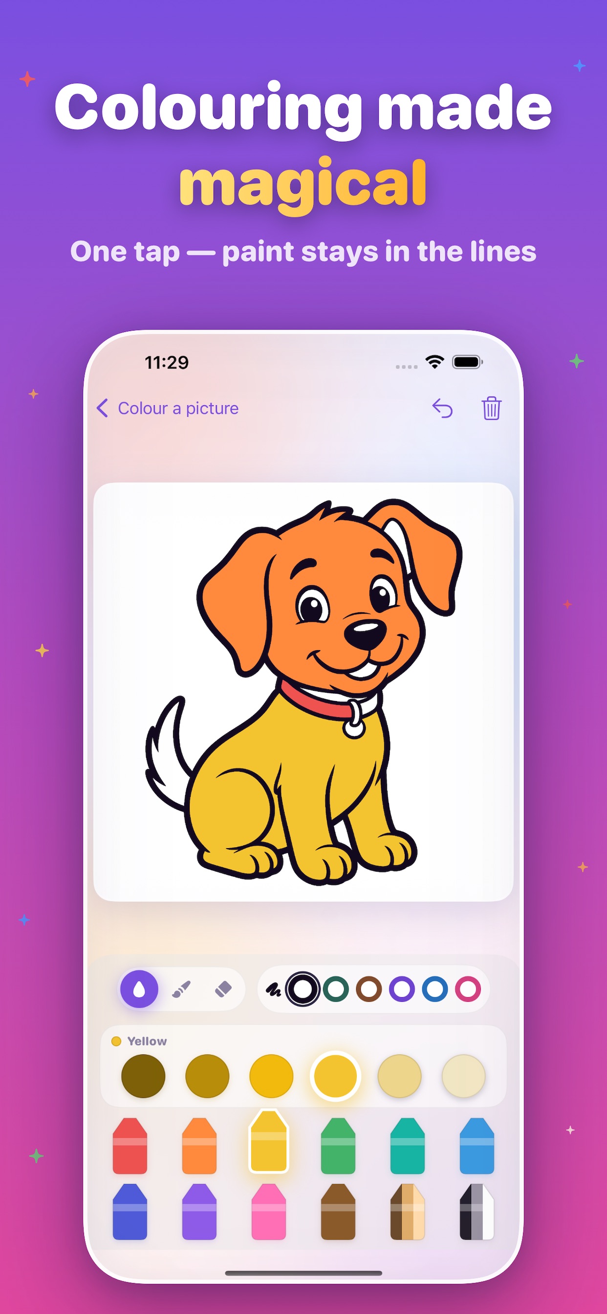 Screenshot 1 of Glow Paint – Kids Coloring