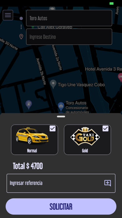 Toro Autos Usuario screenshot