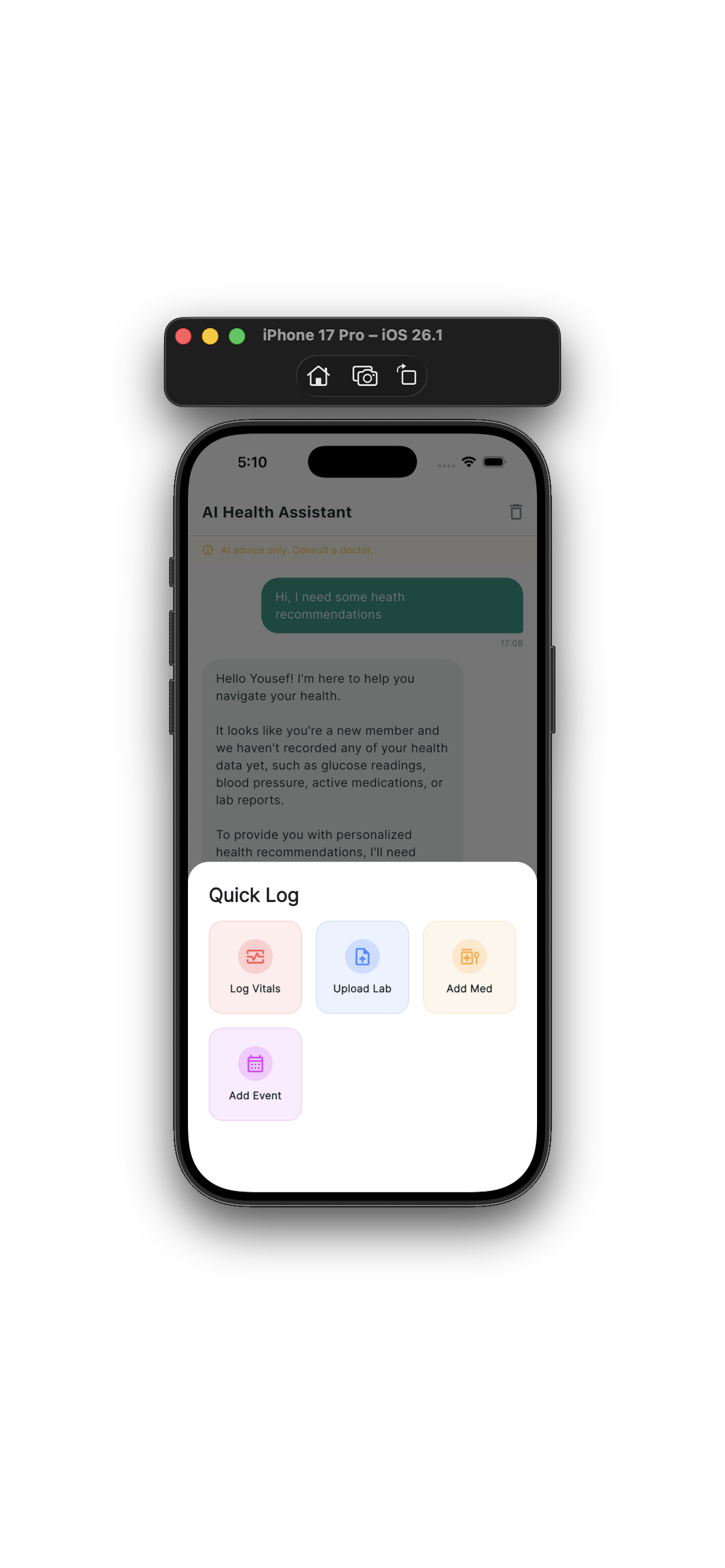 Carelyx screenshot 6