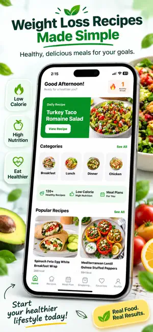 Weight Loss Recipes App screenshot 1