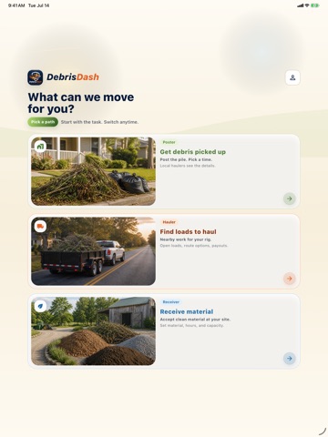 DebrisDash iPad screenshot