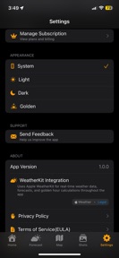 Golden Hour — Photo Planner screenshot