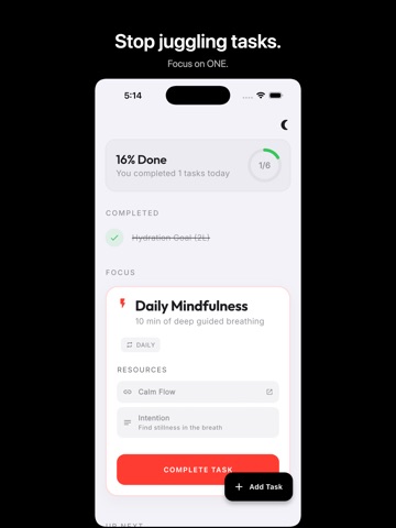 Unlck: Focus Task Manager iPad screenshot