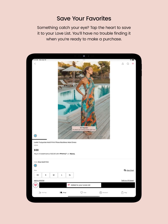 App screenshot