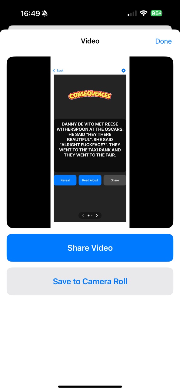 iPhone screenshot