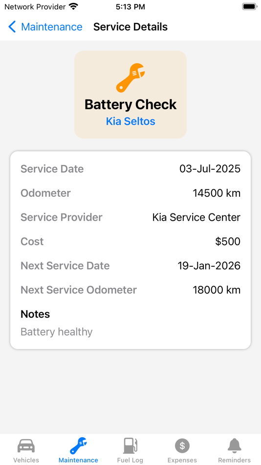#5. MyCarLog: Vehicle Tracker (iOS) 由: Harshad Jadav