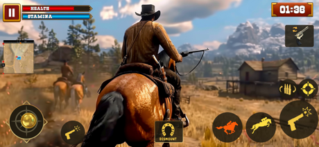 Rider Cowboy Shooting Survival screenshot 4