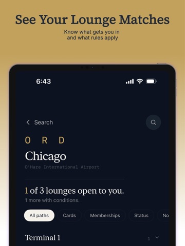 LoungeAdvisor: Airport Lounges iPad screenshot