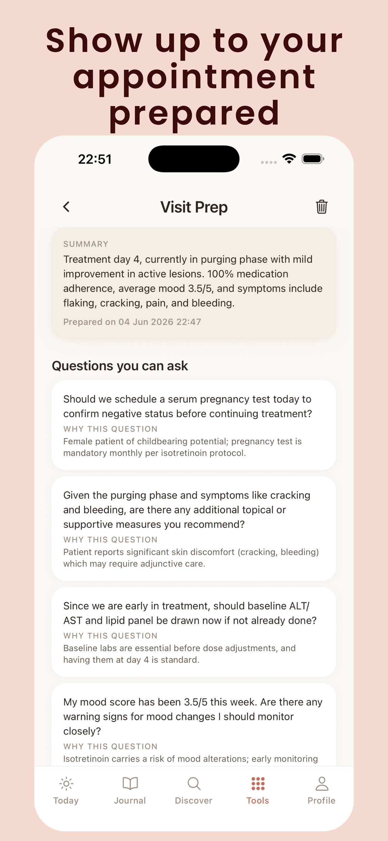 Klera: Acne & Isotretinoin screenshot 7