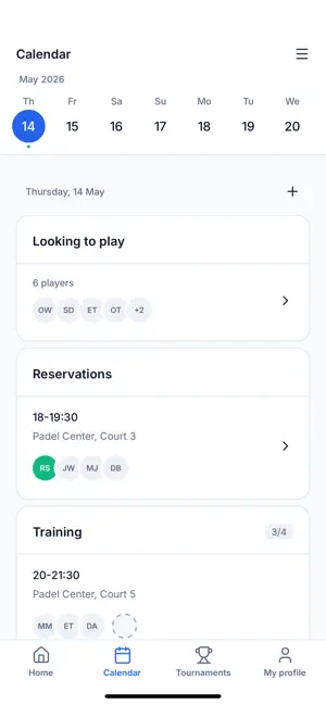 Padelgroup screenshot 2