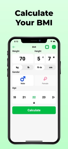 BMI-Calculator Weight App iPhone screenshot