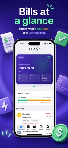 Duely - Bill Manager