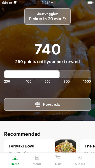 Justveggiez iPhone screenshot 1 - Food & Drink app