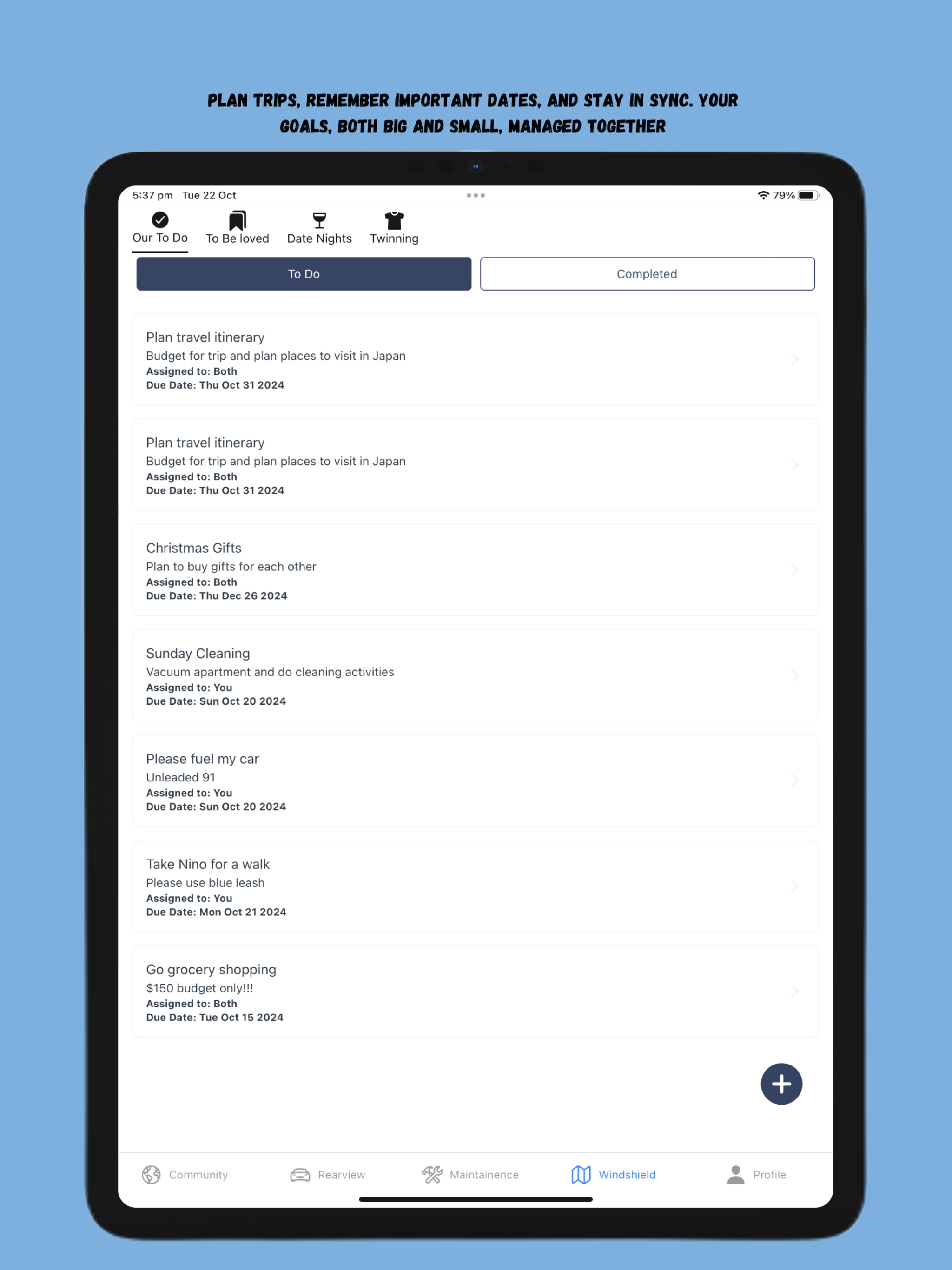Rearviewmirror: Couples App