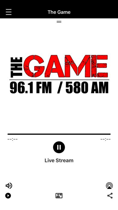 96.1 The Game app screenshot