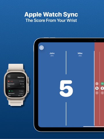 Pickleball Score Keeper App iPad screenshot
