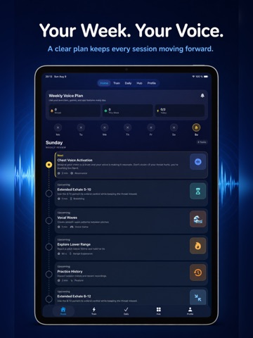 DeepVoice: AI Voice Coach iPad screenshot