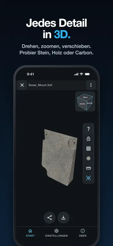 STL Viewer: modelo 3D e 3MF screenshot 1 of 6