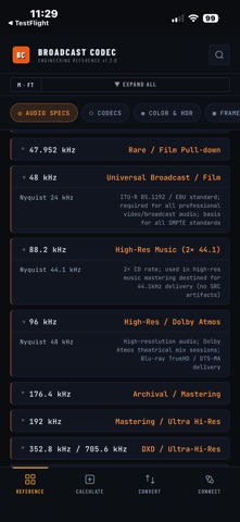 Broadcast Codec screenshot
