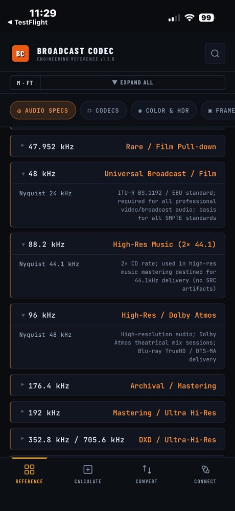 Broadcast Codec screenshot 5