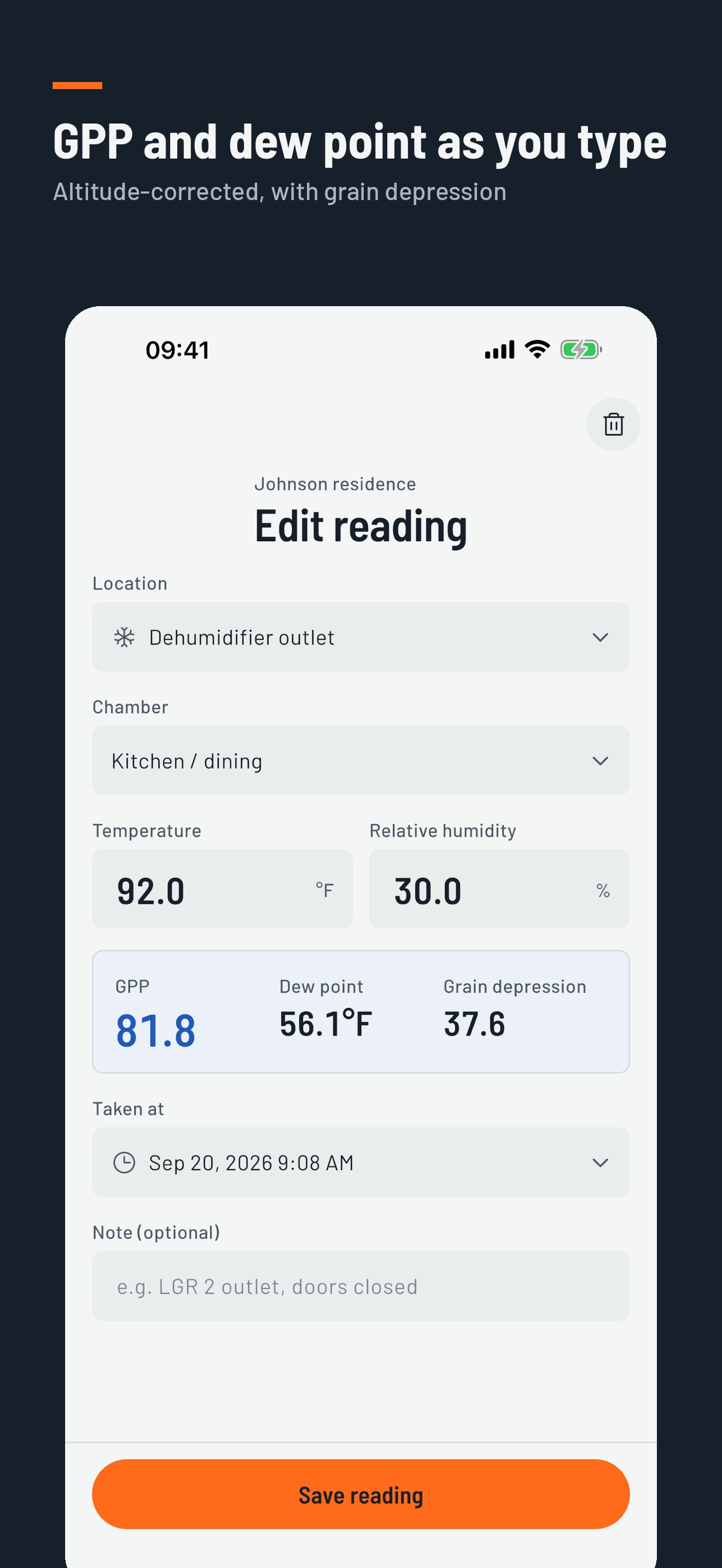 Screenshot 2 of DryLog: Drying Log & GPP