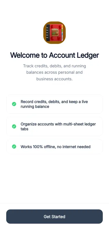 Account Ledger screenshot 1 of 8