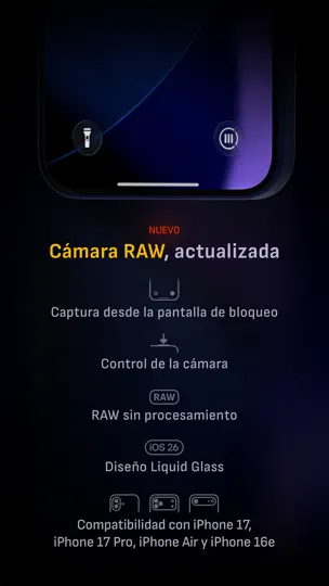 Captura de pantalla de Camera M – Cámara Manual Pro en iPhone 2